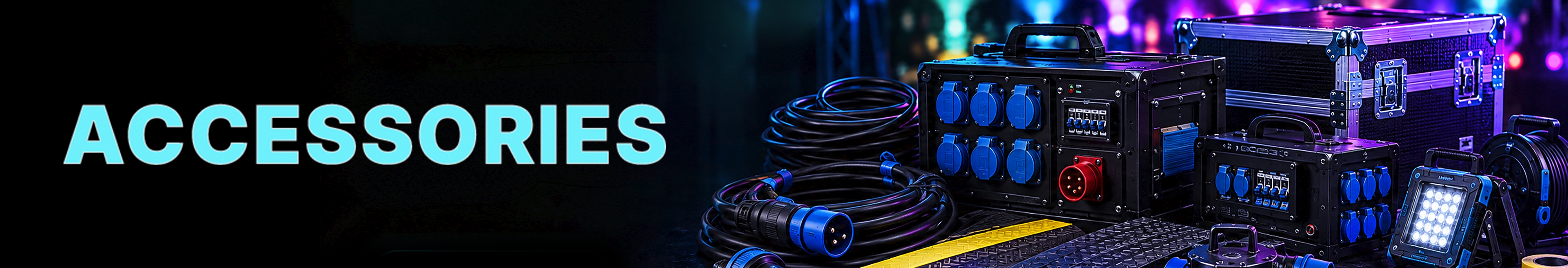 Accessories for light trails, outdoor installations and immersive event environments